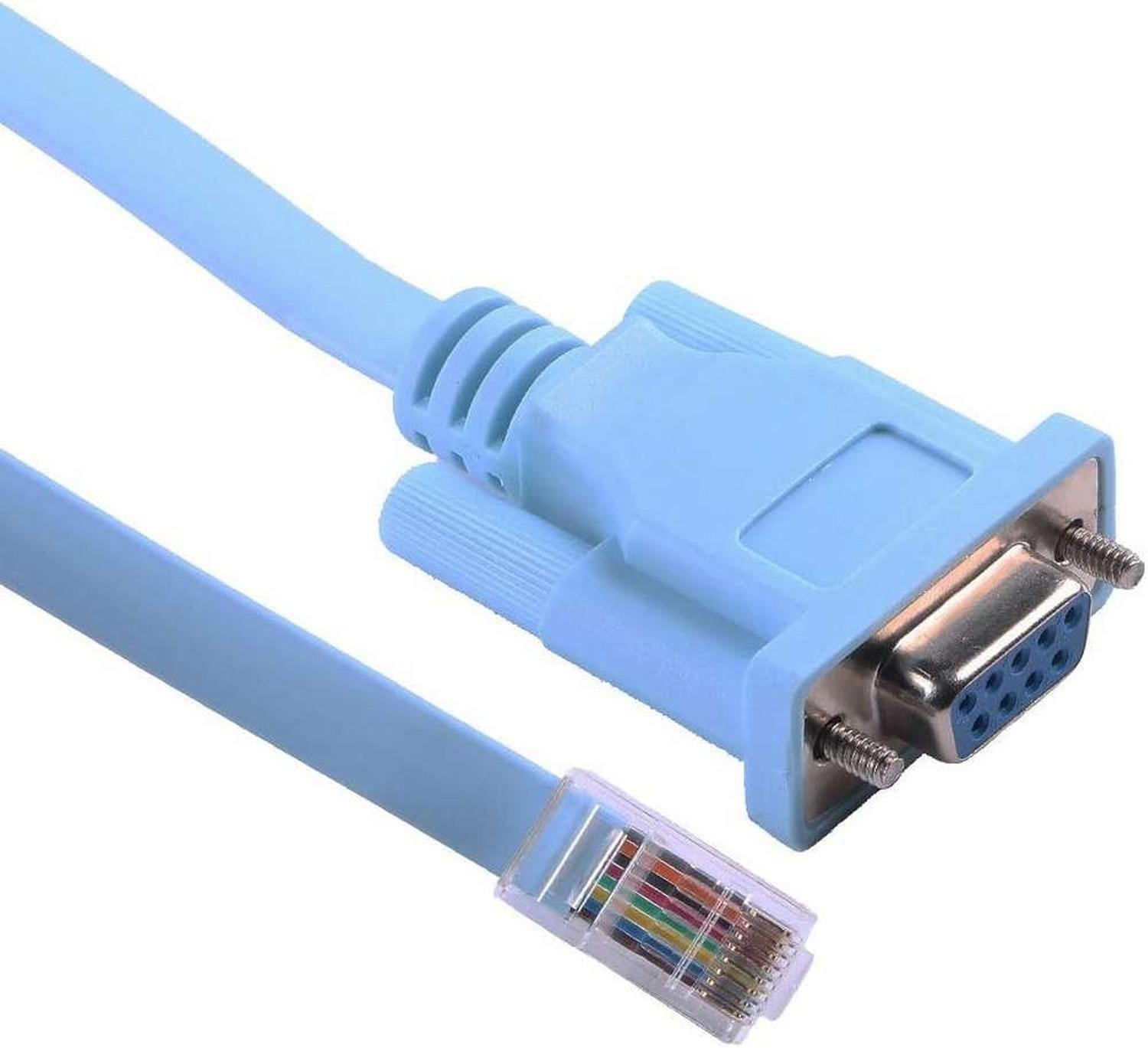 Cable Consola DB9 Serial RS232 RJ45 8 Pin Para Cisco, Hp etc-1