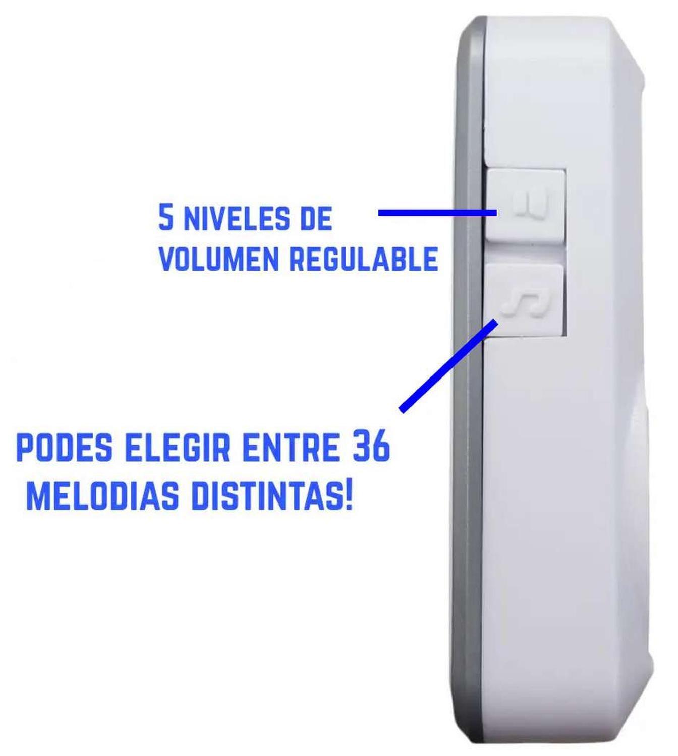 Timbre Inalambrico De Puerta Porton Casa Oficina Habitacion Diseño 4-3