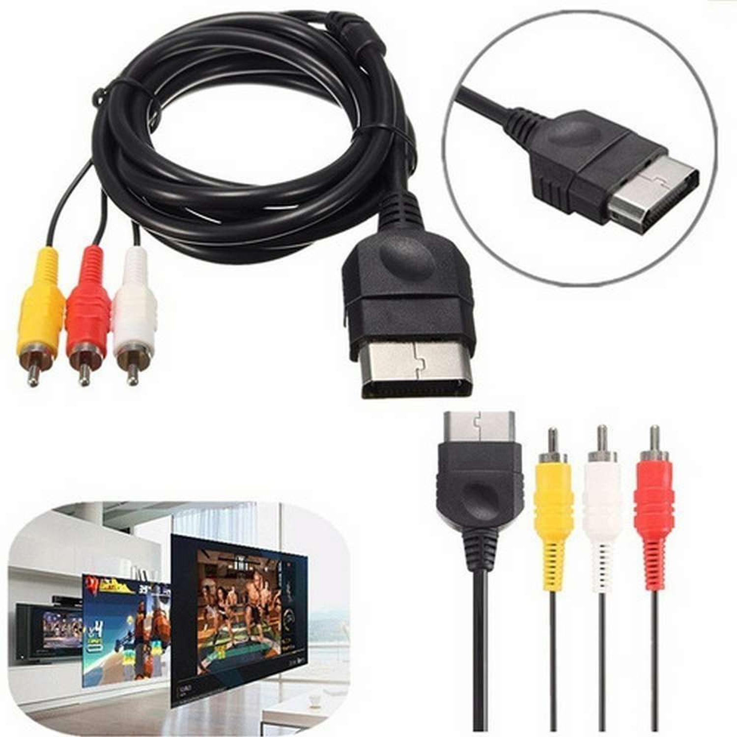 Cable Audio Video Av Rca Para Consola Juego Xbox Retro-2