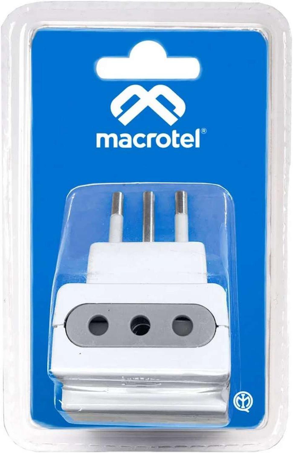 Enchufe Adaptador Triple Toma Corriente Ladron Electrica 10A-2