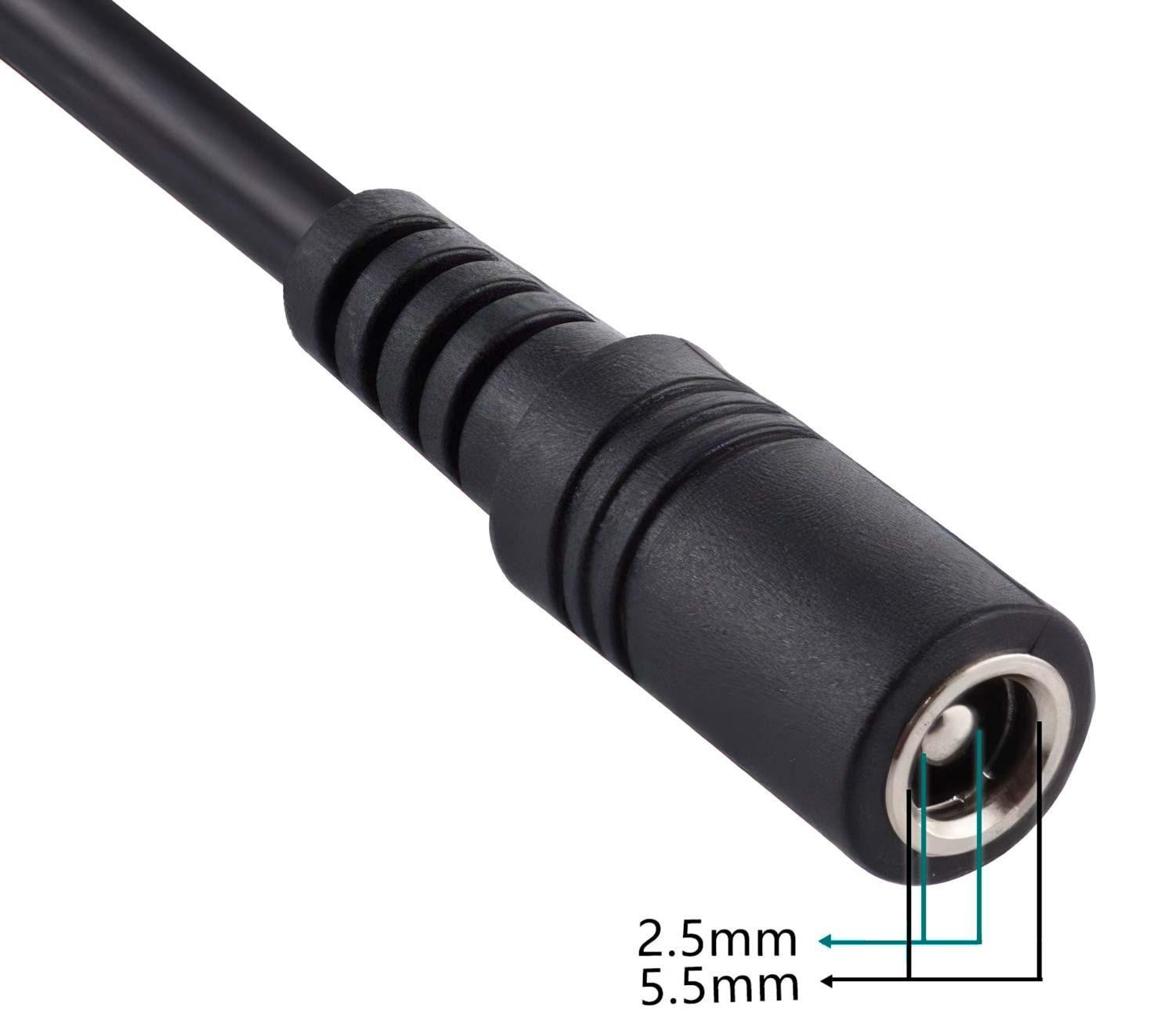 Conector Poder 5.5mm Camara CCTV Tira Led Jack Power Armar-2