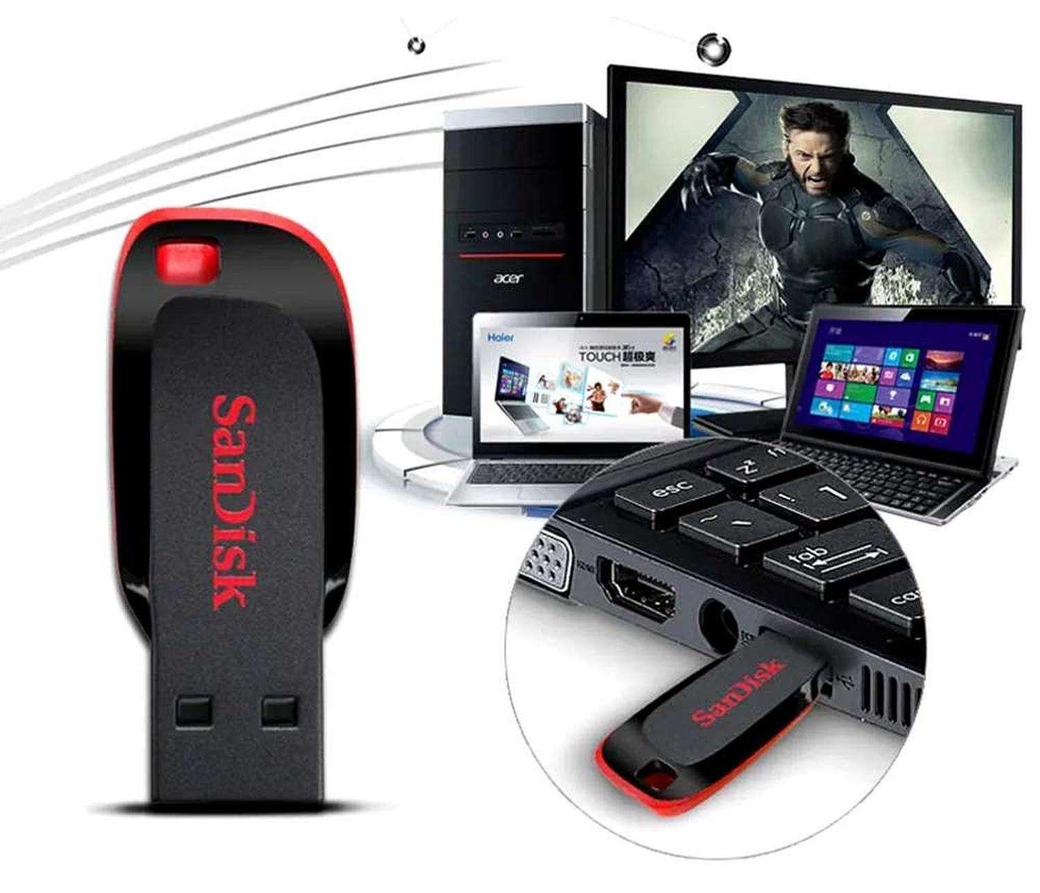 Pendrive 16gb Sandisk Original Datos Fotos Videos Musica-3