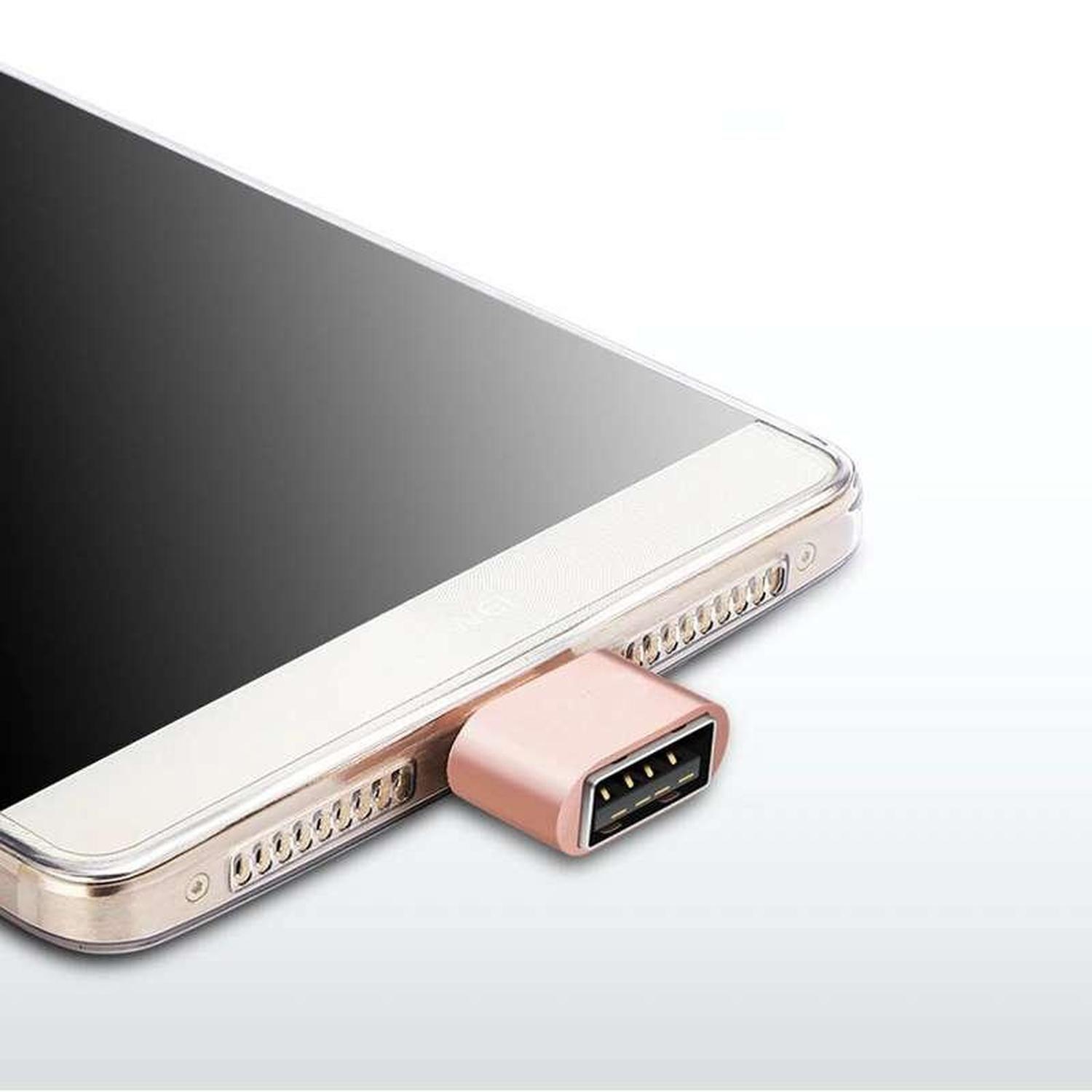 Cable Adaptador Otg Usb A Type C Tipo C P/pendrive Mouse Etc-4