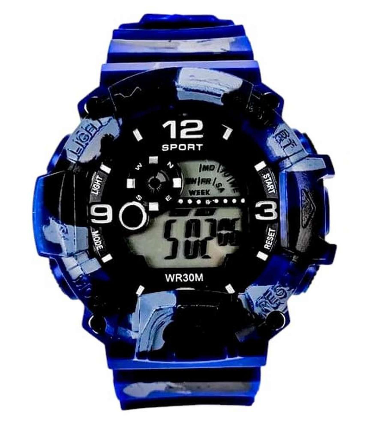 Reloj Deportivo De Pulsera Camuflaje Pantalla Led Digital-0