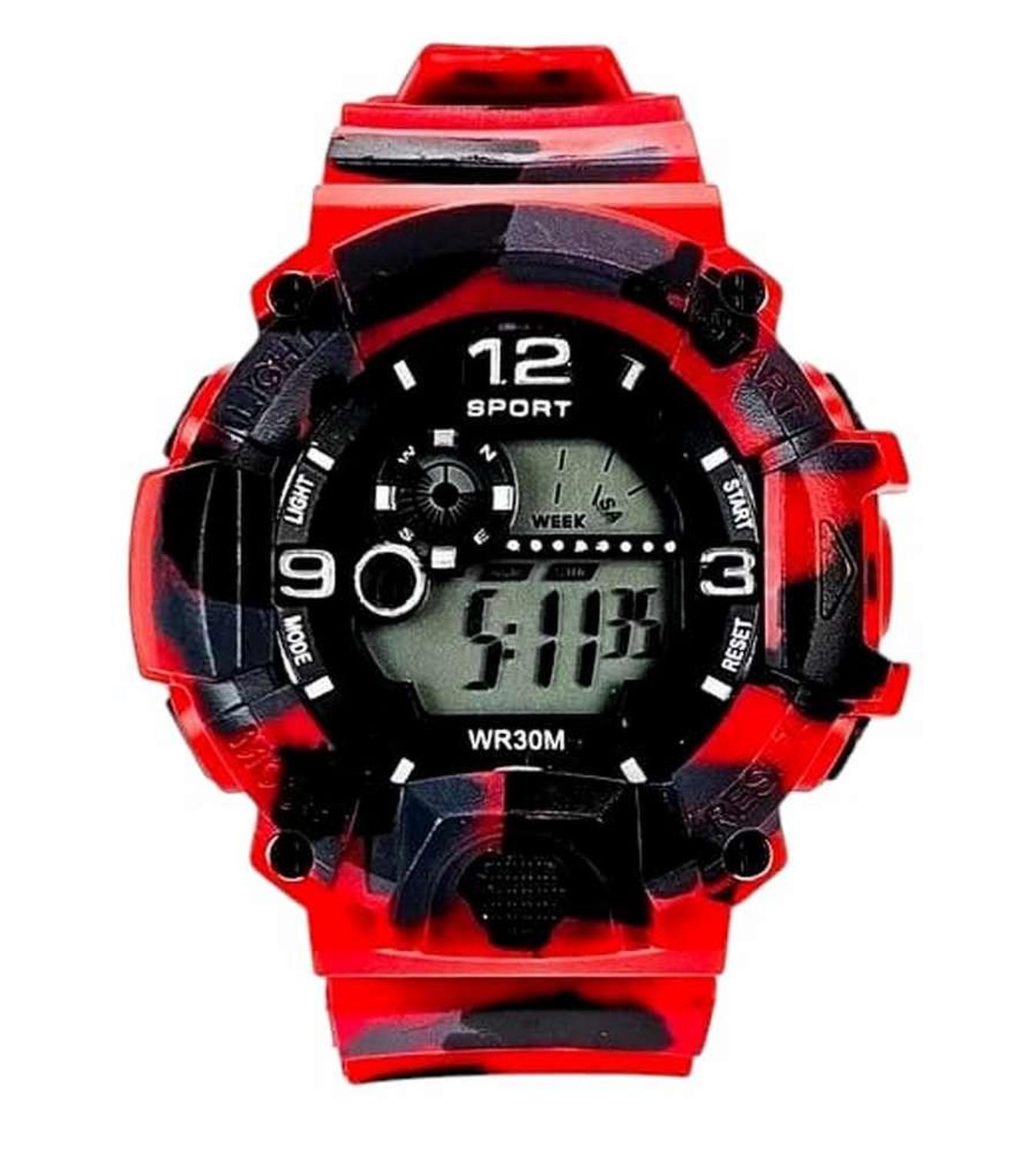 Reloj Deportivo De Pulsera Camuflaje Pantalla Led Digital-2