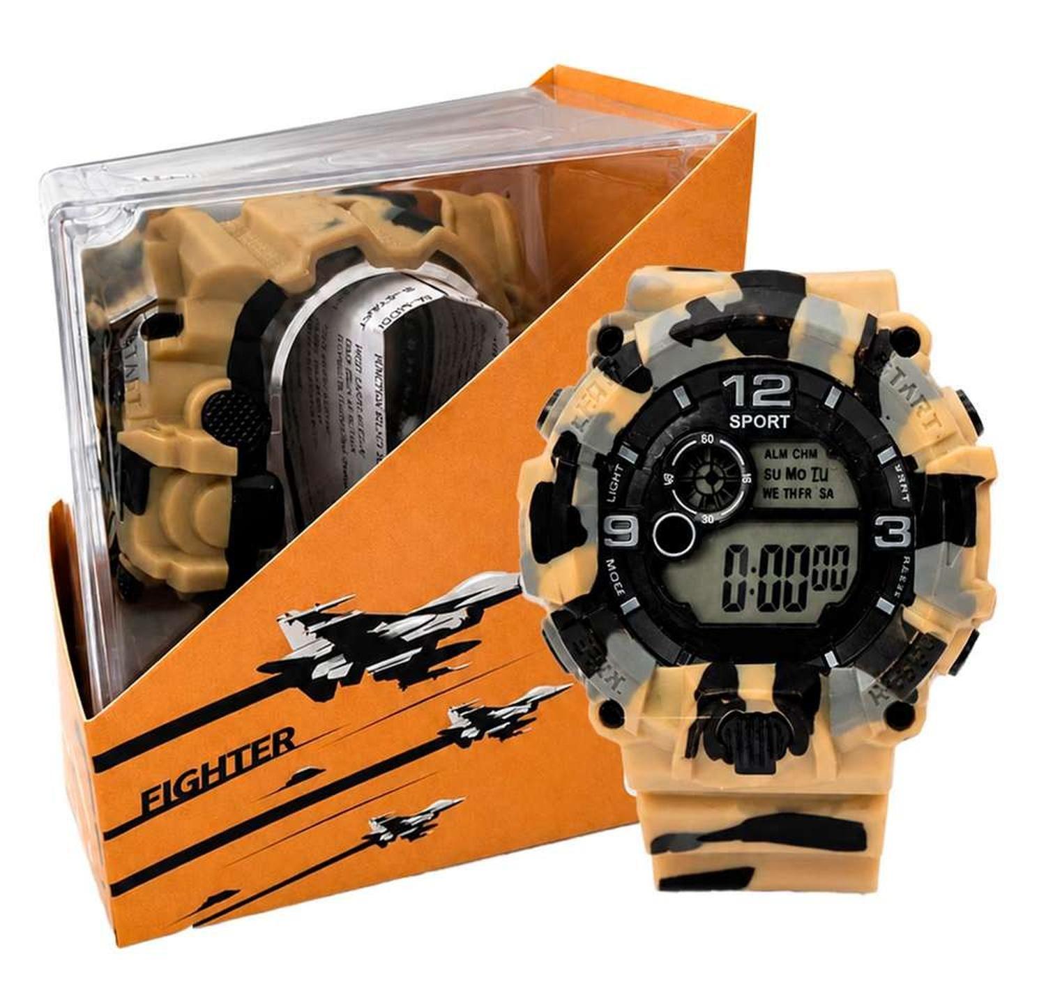 Reloj Deportivo De Pulsera Camuflaje Pantalla Led Digital-5