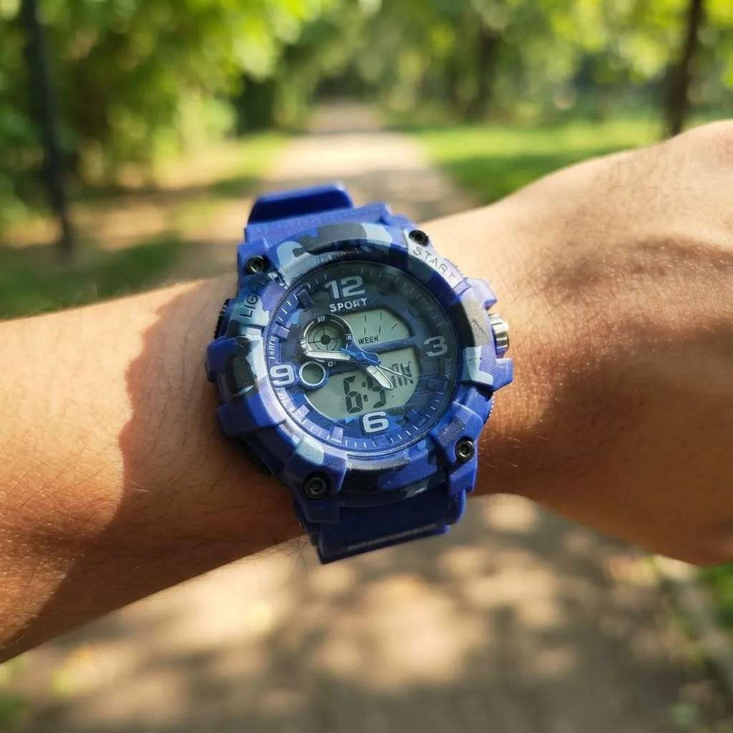 Reloj Deportivo De Pulsera Camuflaje Pantalla Led Digital-7