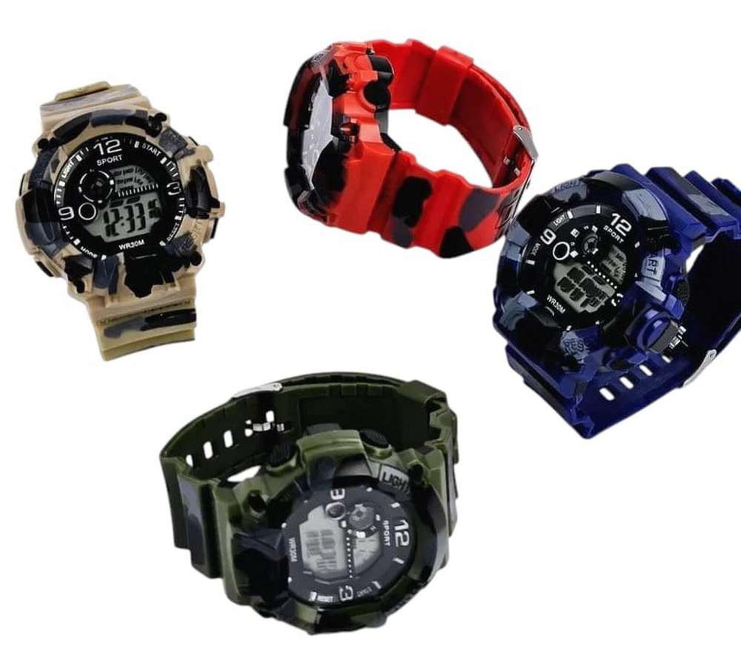 Reloj Deportivo De Pulsera Camuflaje Pantalla Led Digital-9