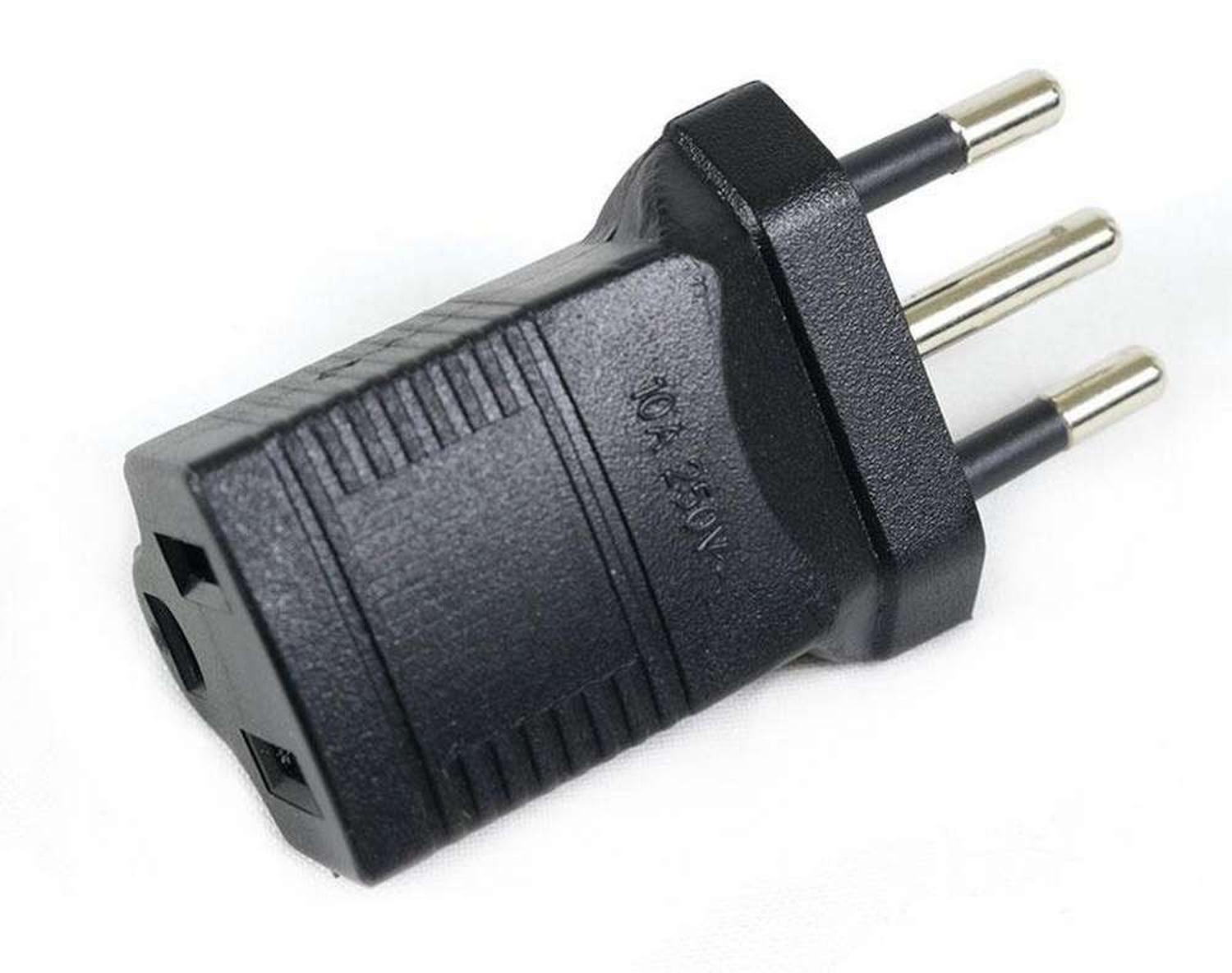 Adaptador Enchufe Americano A Nacional 110v - 220v-0