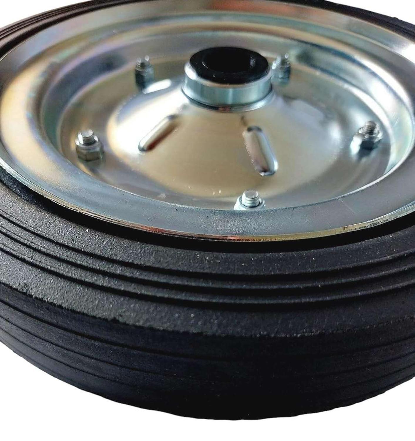 2X Ruedas Neumatico de Yegua Carro Feria Repuesto 14cm 5,5''-2