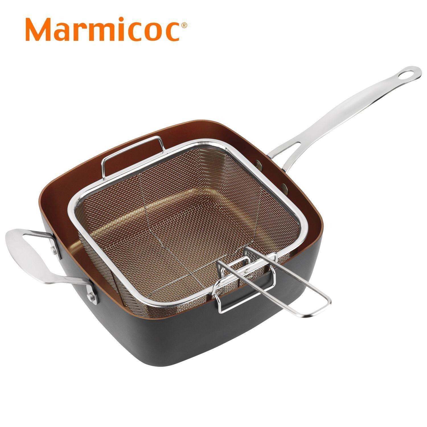 Olla/Sartén Multiusos Marmicoc Spring Negro 24 cm-1