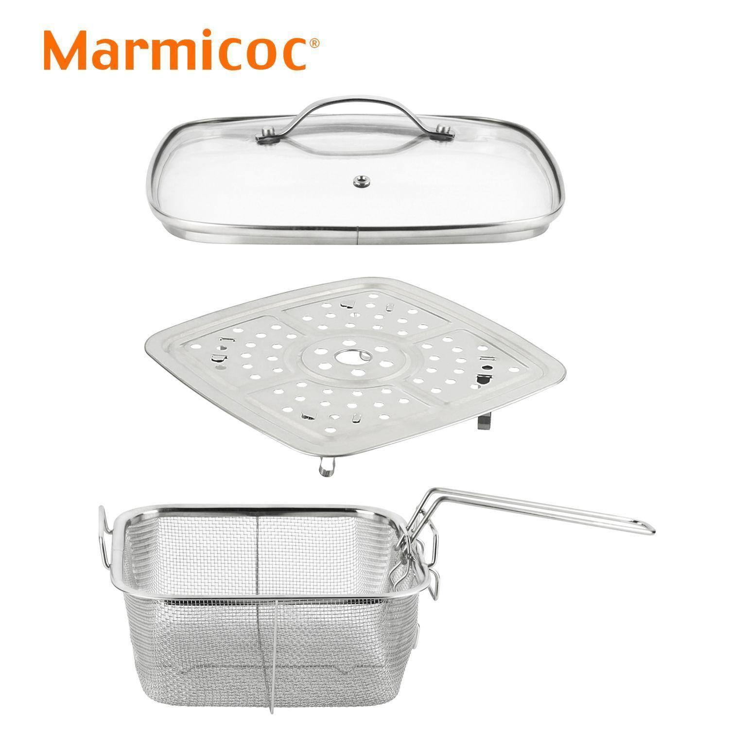 Olla/Sartén Multiusos Marmicoc Spring Negro 24 cm-4