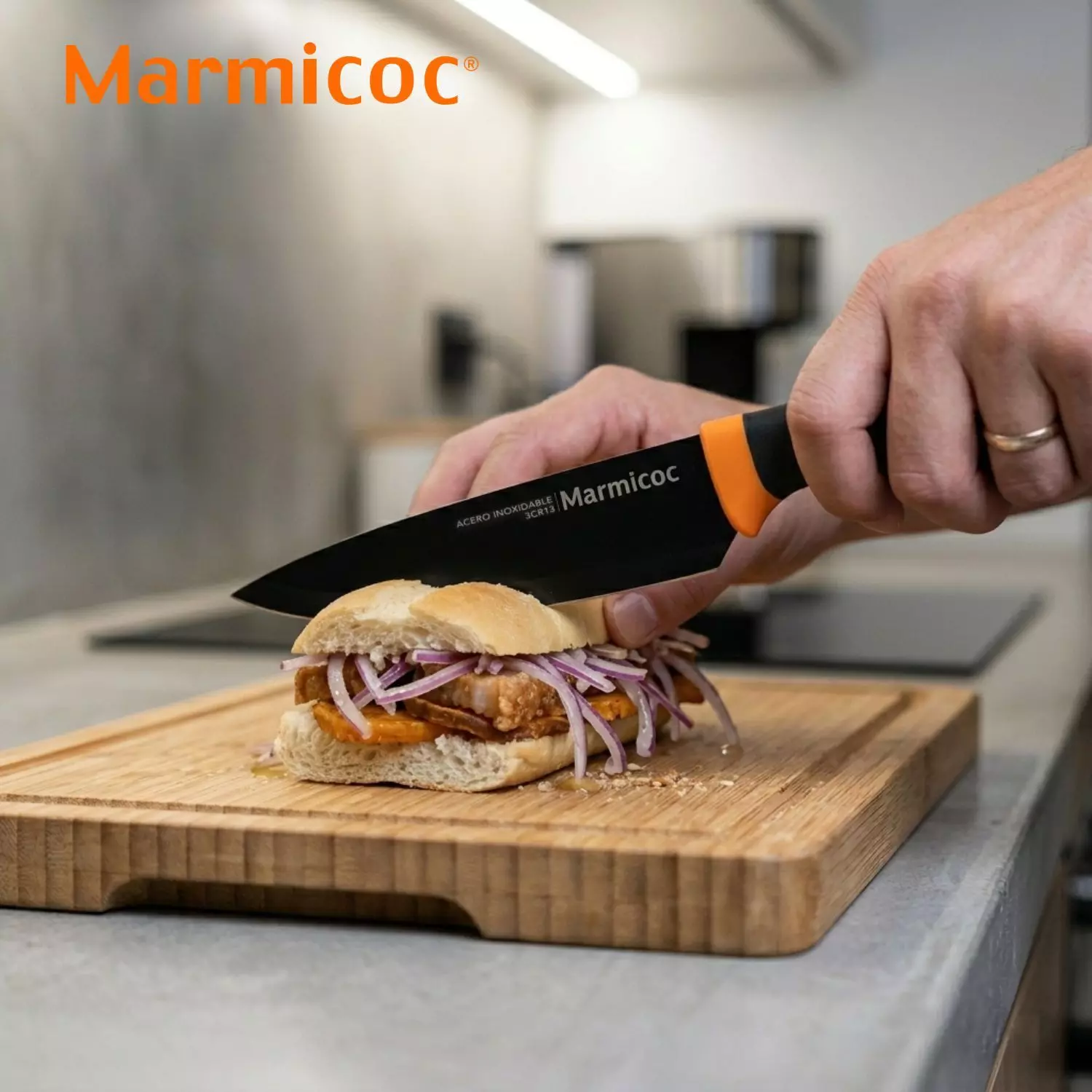 Cuchillo de Cocina Marmicoc Black 13 cm-2