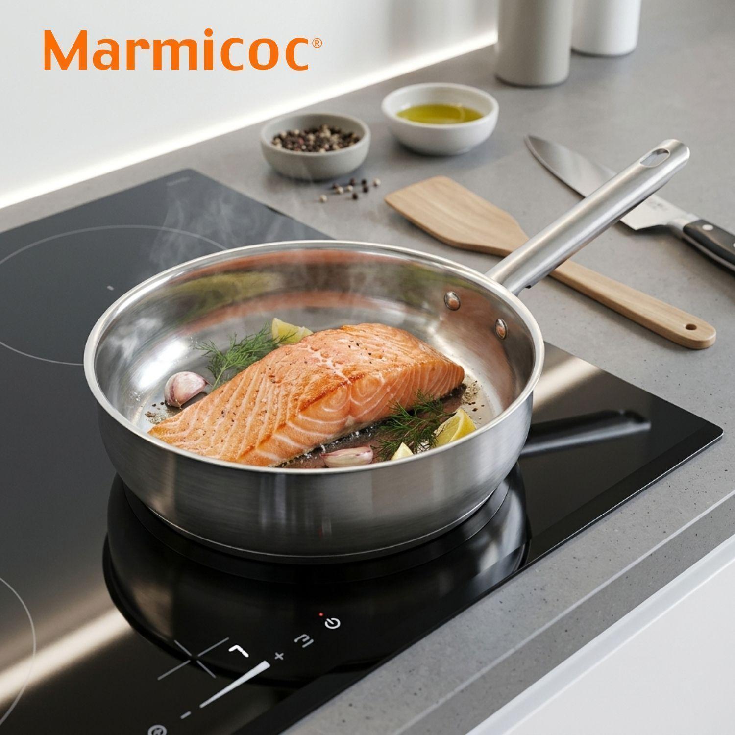 Batería de Cocina Marmicoc Frutillar 8 Piezas Acero Inoxidable-3