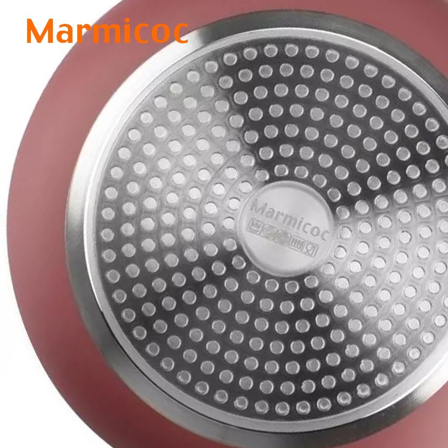 Set de sartenes Marmicoc Spring Granate de 18 20 24 cm-3