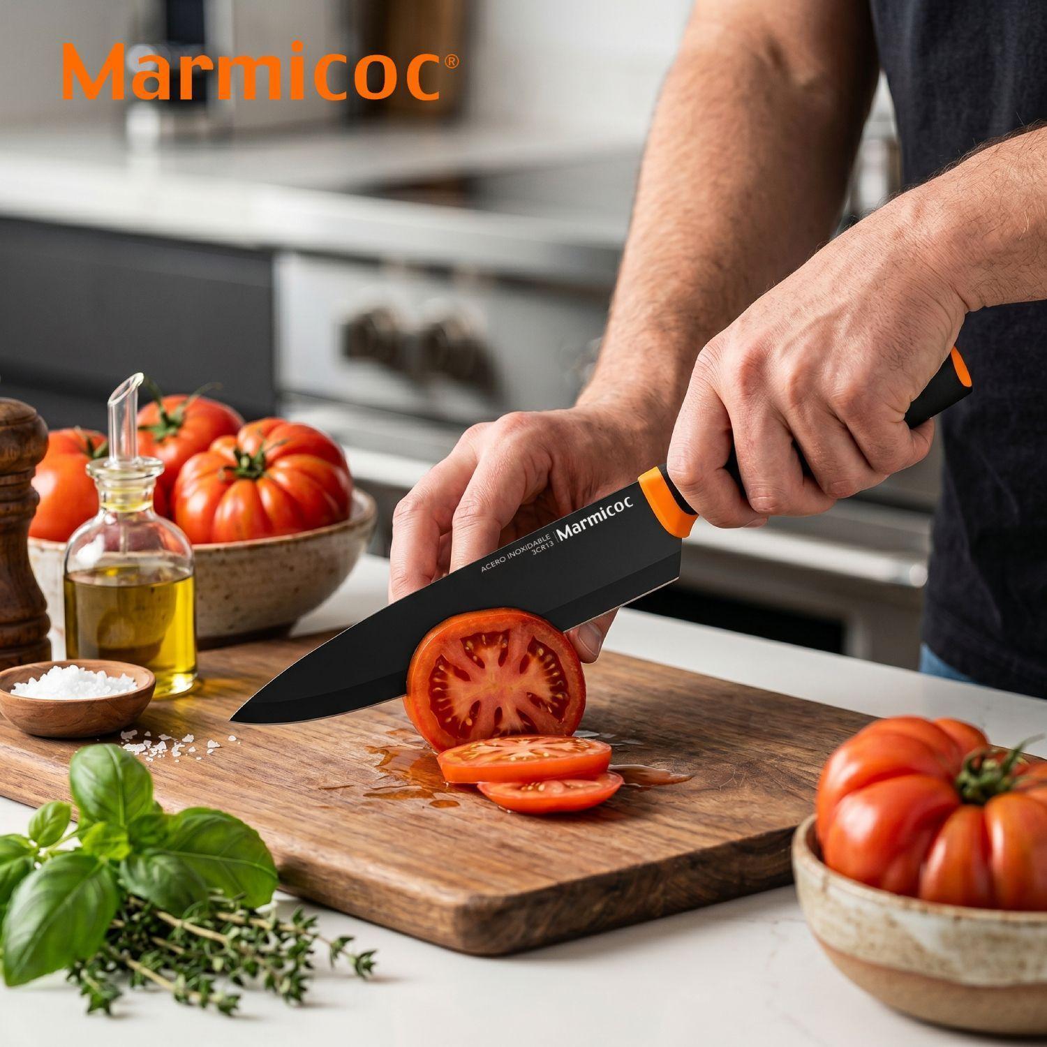 Cuchillo Chef Marmicoc Black 20 cm-2