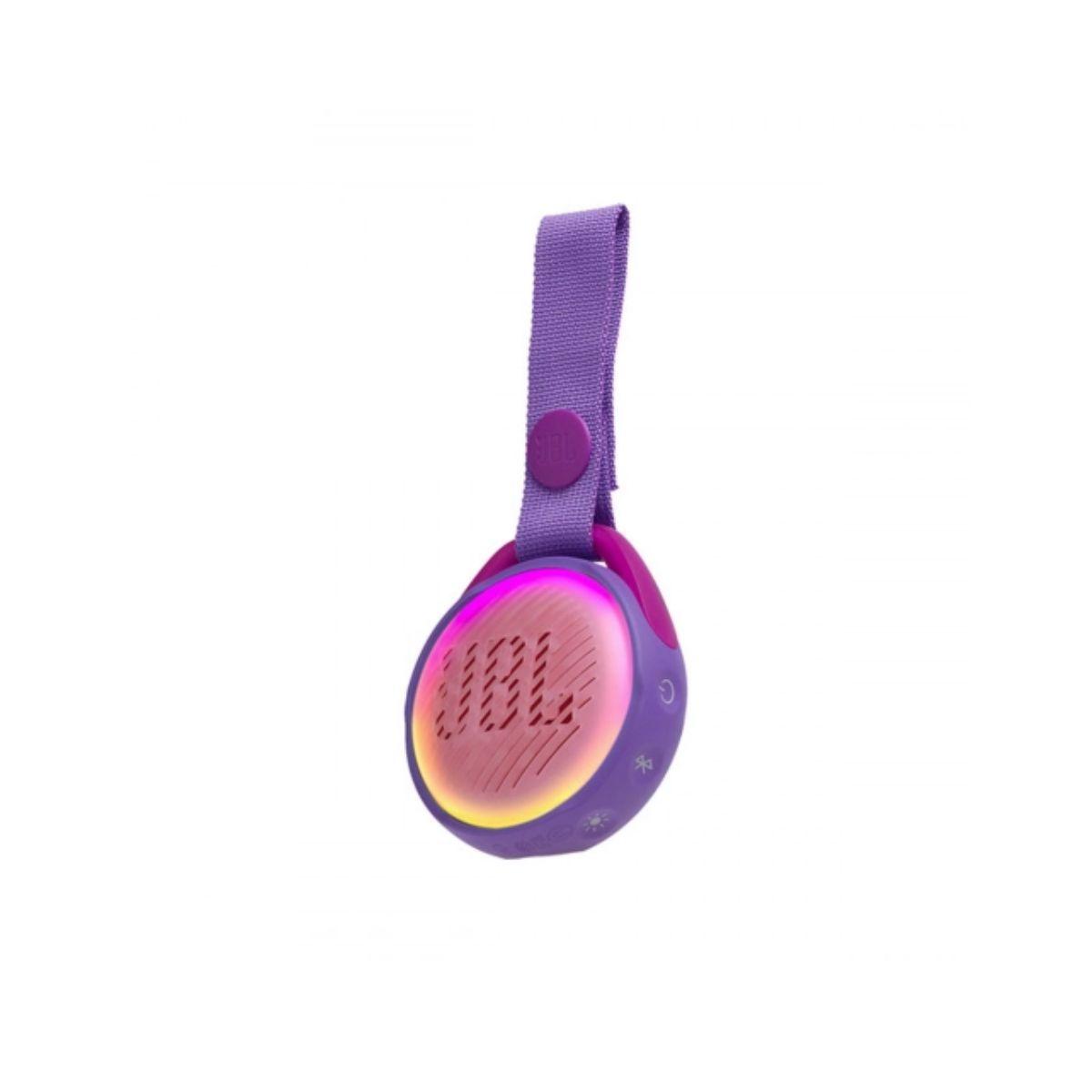 Altavoz parlante Bluetooth Jbl Jr Pop Kids morado color lila-0