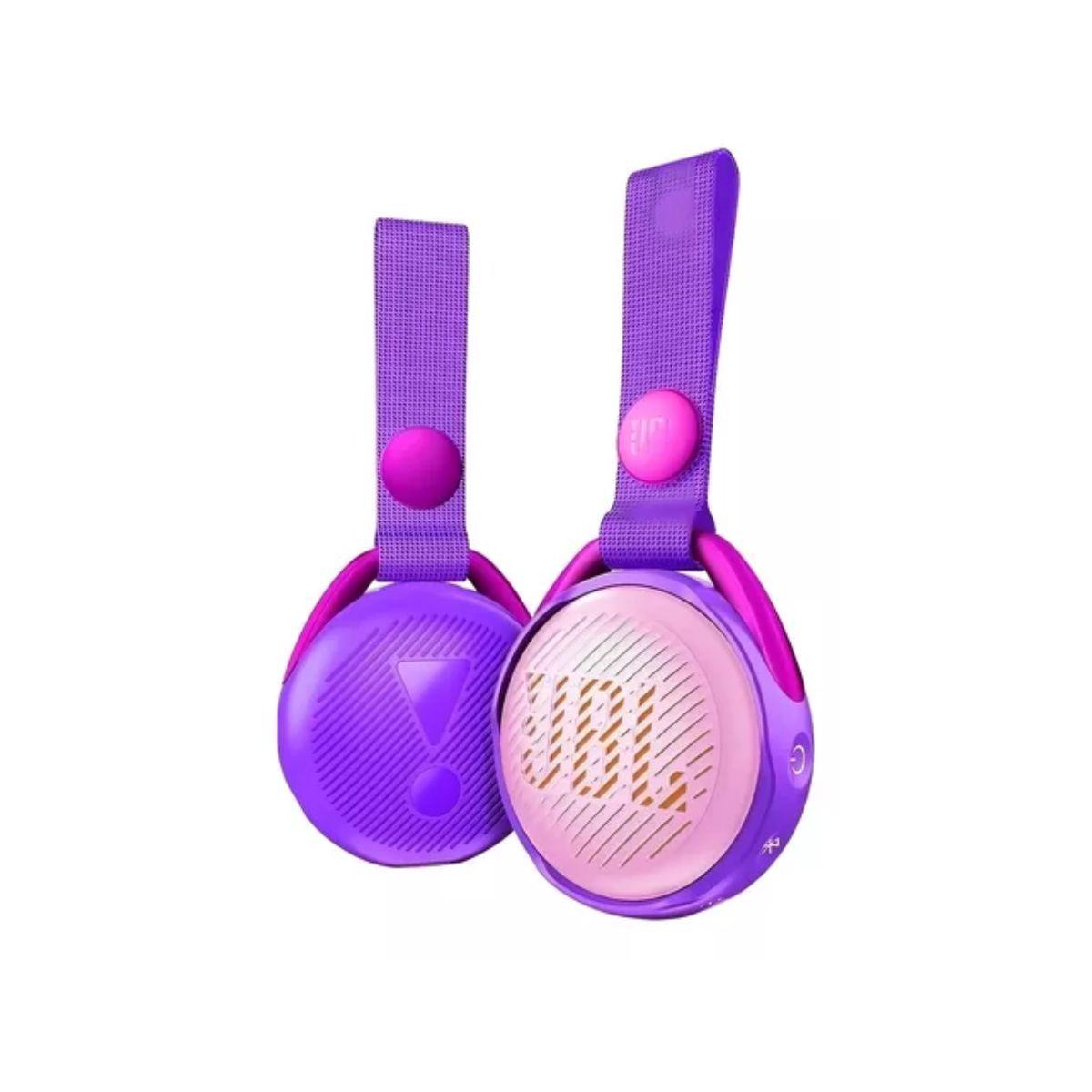 Altavoz parlante Bluetooth Jbl Jr Pop Kids morado color lila-1