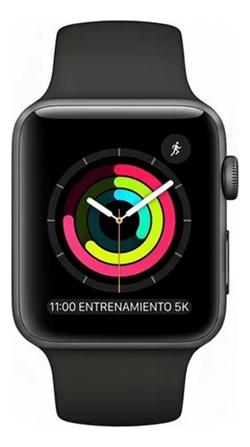 AppleWatch Series 3 42MM malla deportiva negro reac-1