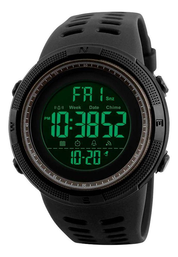 Reloj De Pulsera Digital Skmei 1251 Correa Poliuretano Negro-1