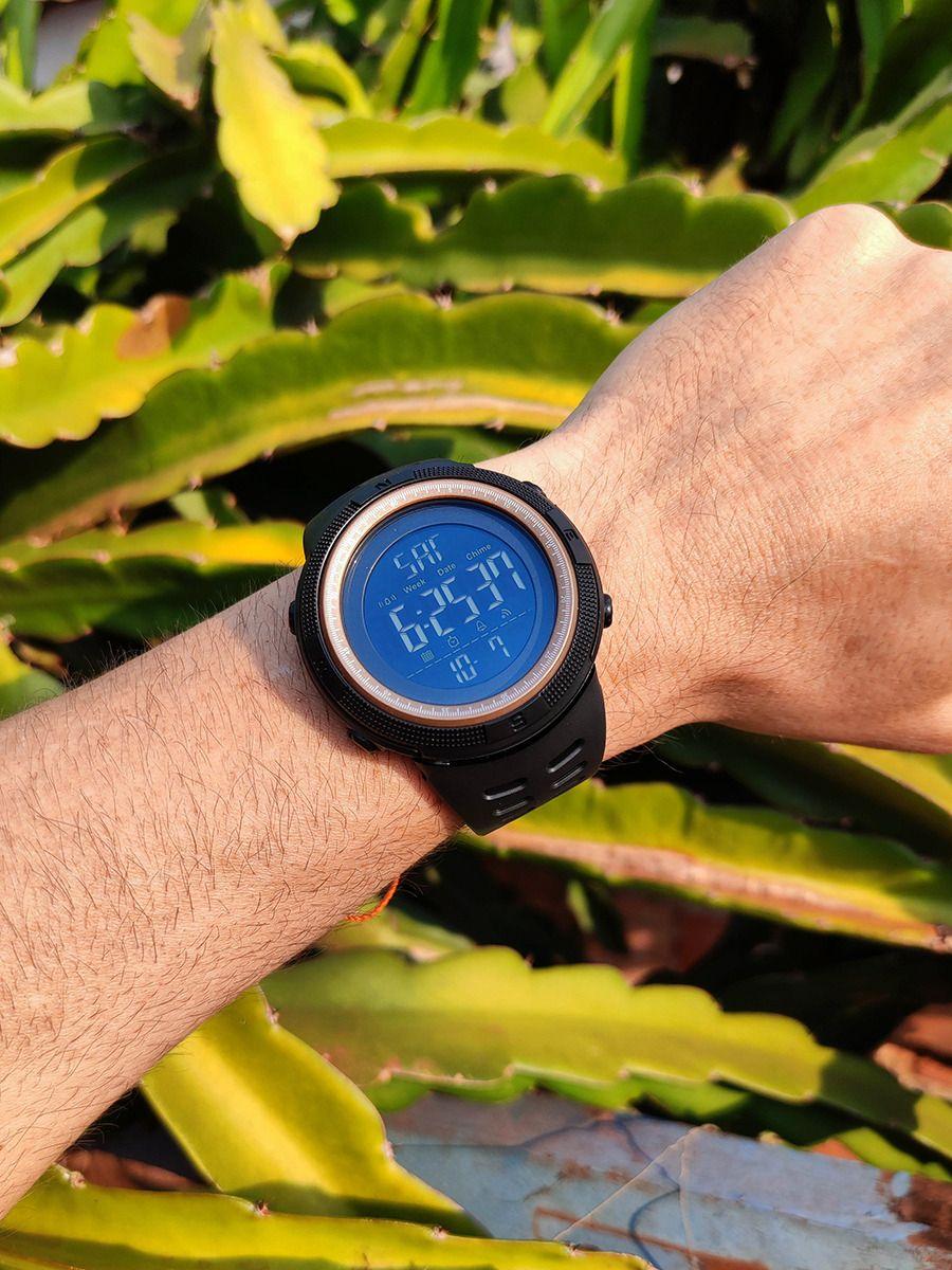 Reloj De Pulsera Digital Skmei 1251 Correa Poliuretano Negro-2