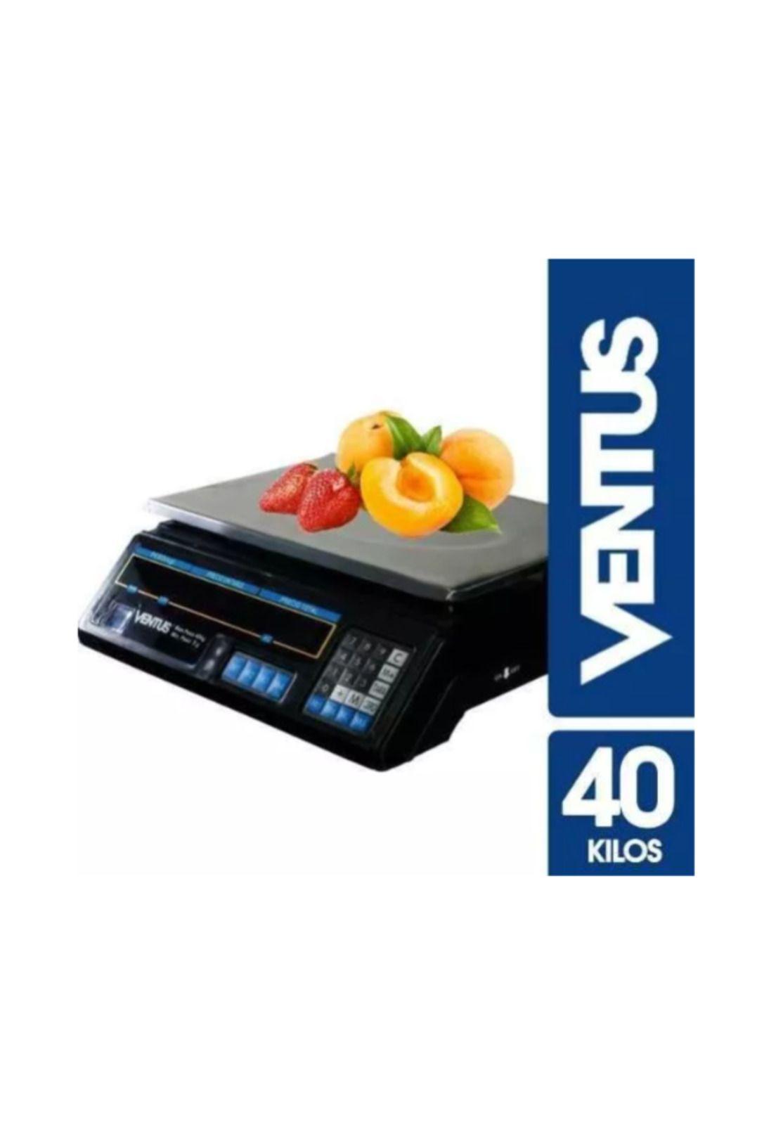 Pesa Balanza Digital Cocina Negocio Y Almacen 40 Kg Ventus-3