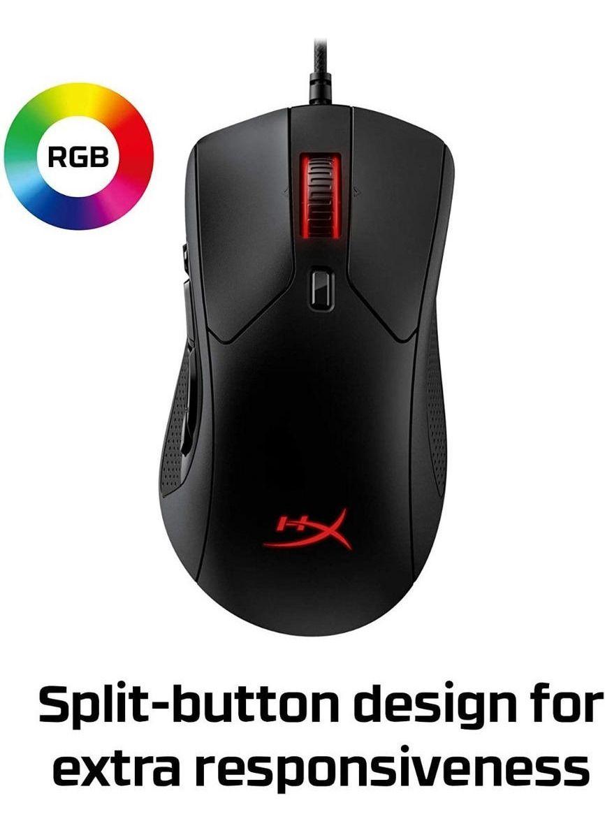 Mouse Hyperx Pulsefire Raid 11 Botones Gamer Rgb Negro Ref-1