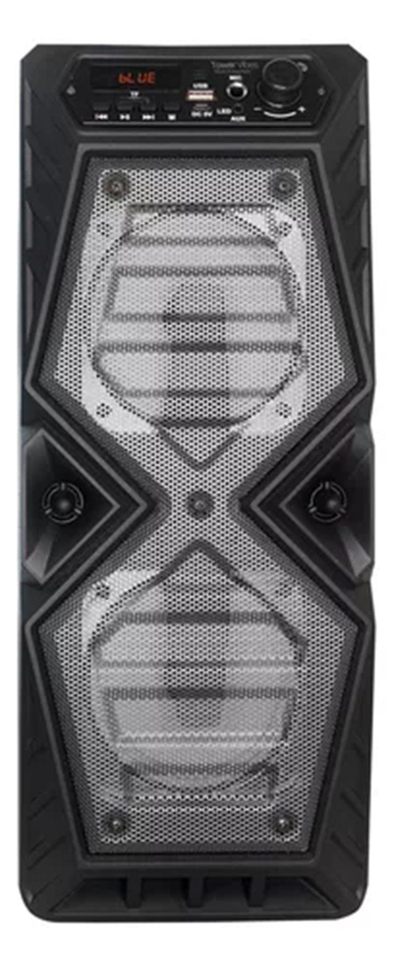 Parlante Karaoke + Microfono Tower Vibes Color negro-0