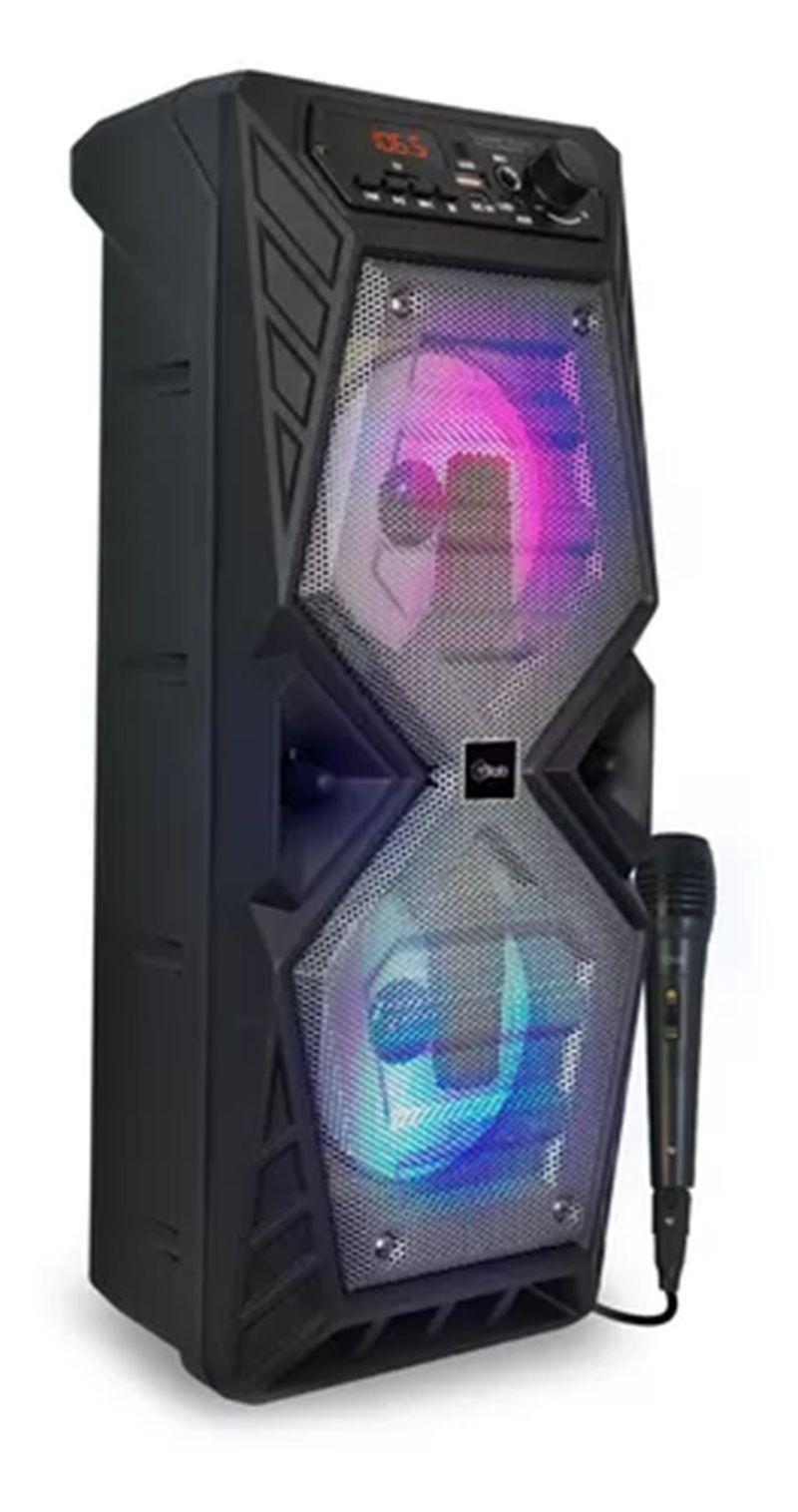 Parlante Karaoke + Microfono Tower Vibes Color negro-1