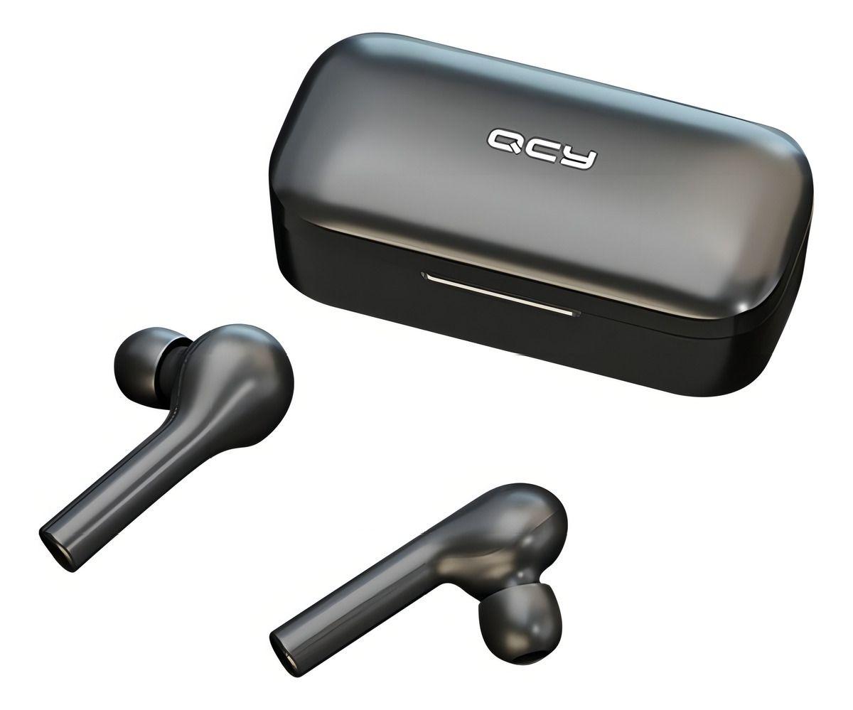 Audifonos In-ear Gamer Inalambricos Qcy T5 Luz Negro Nuevo-2