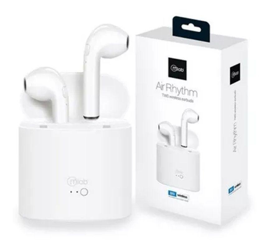 Audifonos Mlab Free In Air Rhytm Tws Bluetooth Blanco reac-1