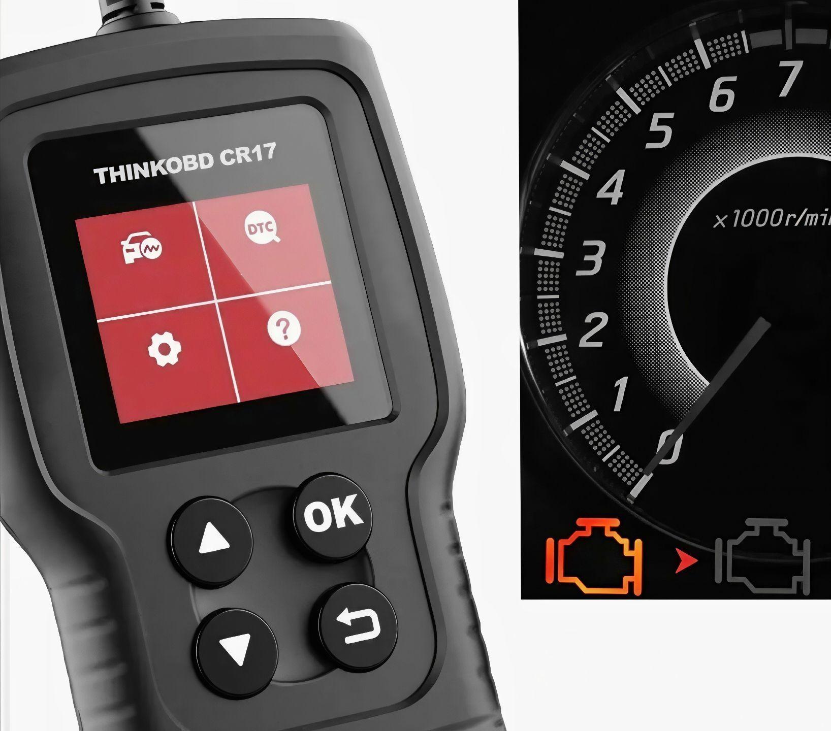 Escaner Automotriz Thinkcar CR17. Thinkscan. Borra códigos de error-2