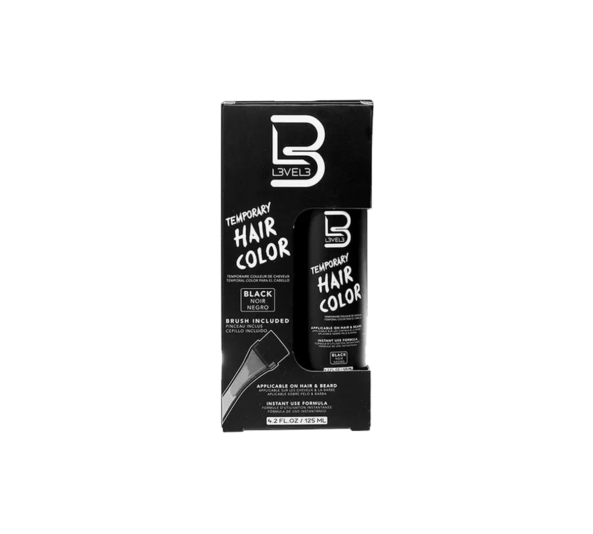 Hair Color Temporary con Brocha 1L – Level 3-0