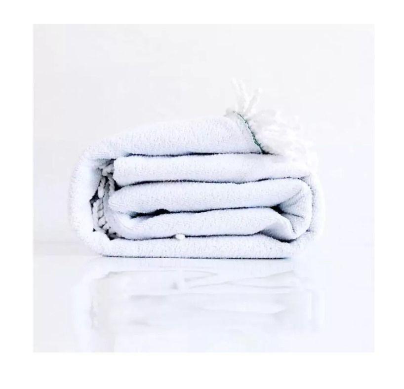 Toalla de playa redonda de unicornio con flecos-2