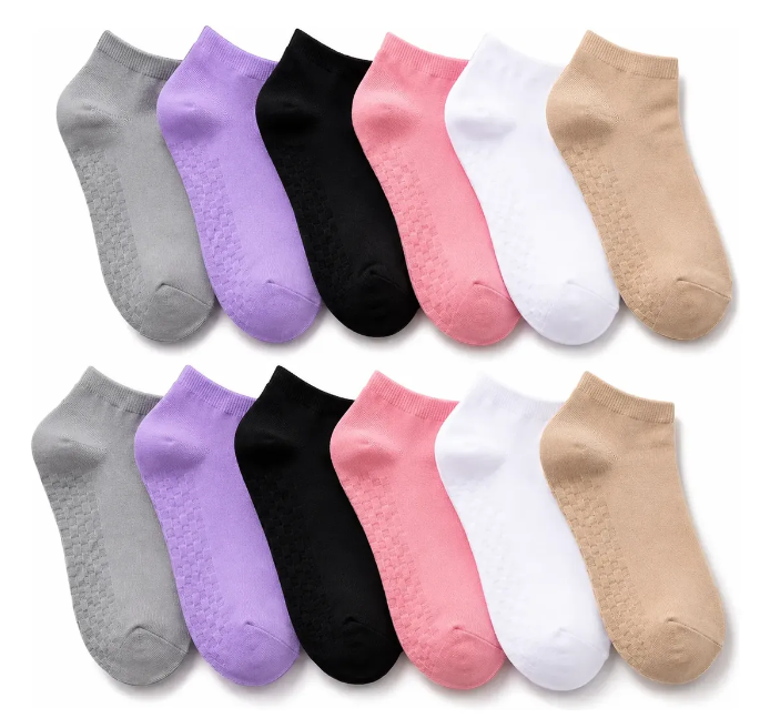 6 Pares Calcetines Tobillera Algodon Sin Costuras Mujer-2