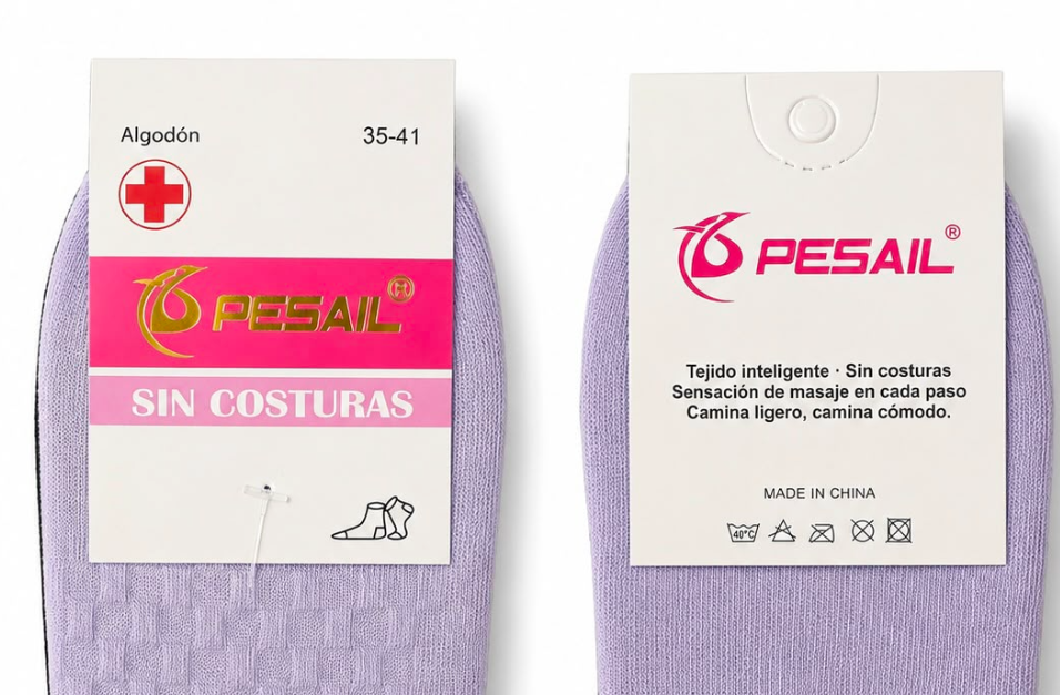 6 Pares Calcetines Tobillera Algodon Sin Costuras Mujer-4