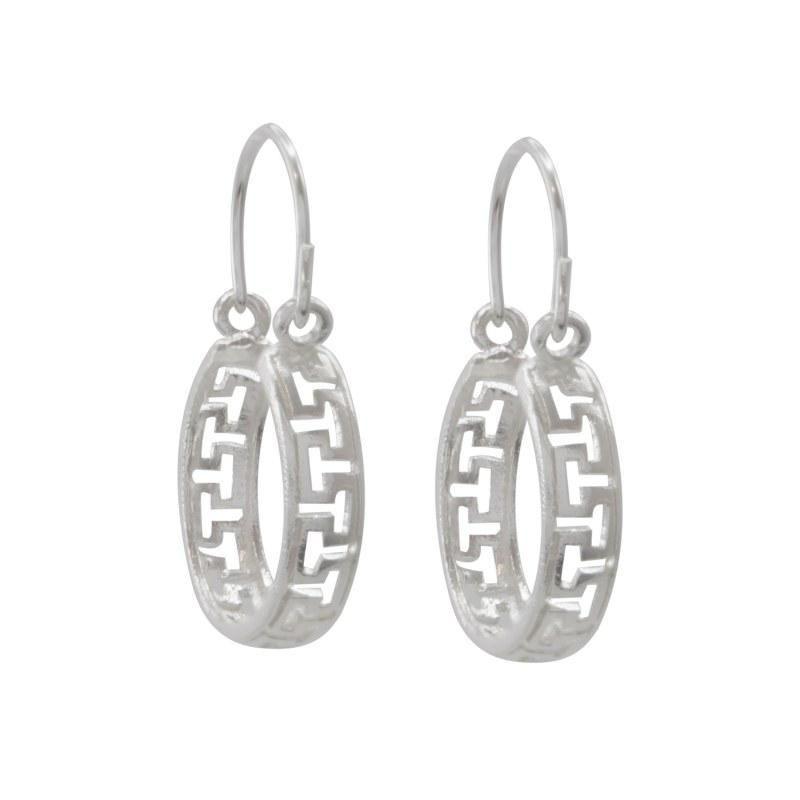 Aros Argolla Bote 22mm Plata Fina 925 Tejido T Mujer Regalo-0