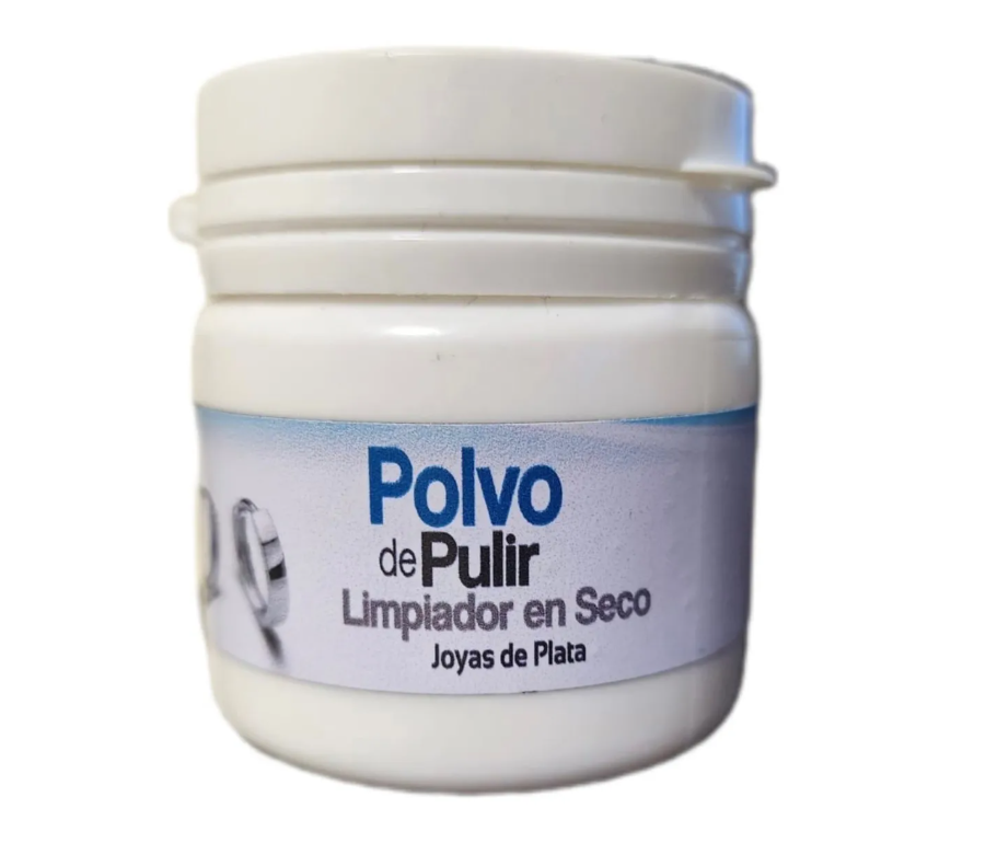 Polvo Limpiador Joyas De Plata Y 3 Paños Limpia Plata pule-2