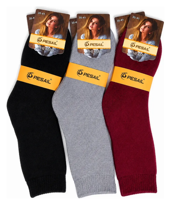 calcetines invierno grueso afelpado interior tipo toalla mujer-6