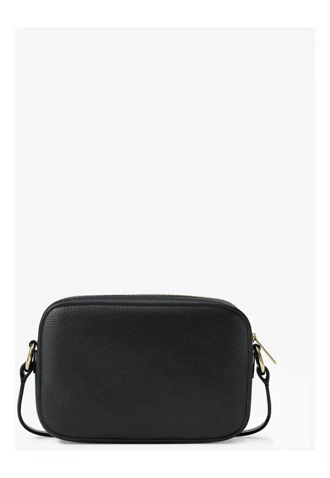 Cartera Crossbosy Michael Kors Jet Set Travel Small Original Negro Lisa Dorado-2