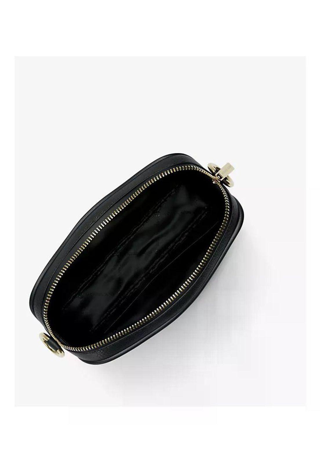 Cartera Crossbosy Michael Kors Jet Set Travel Small Original Negro Lisa Dorado-3