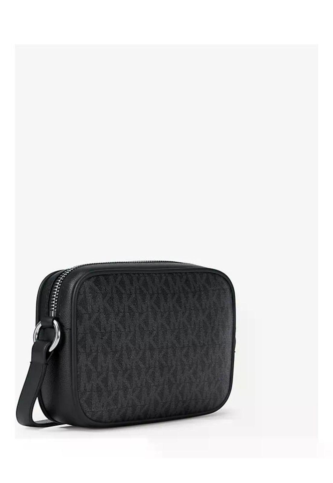 Cartera Crossbosy Michael Kors Jet Set Travel Small Original Negro Lisa Dorado-6