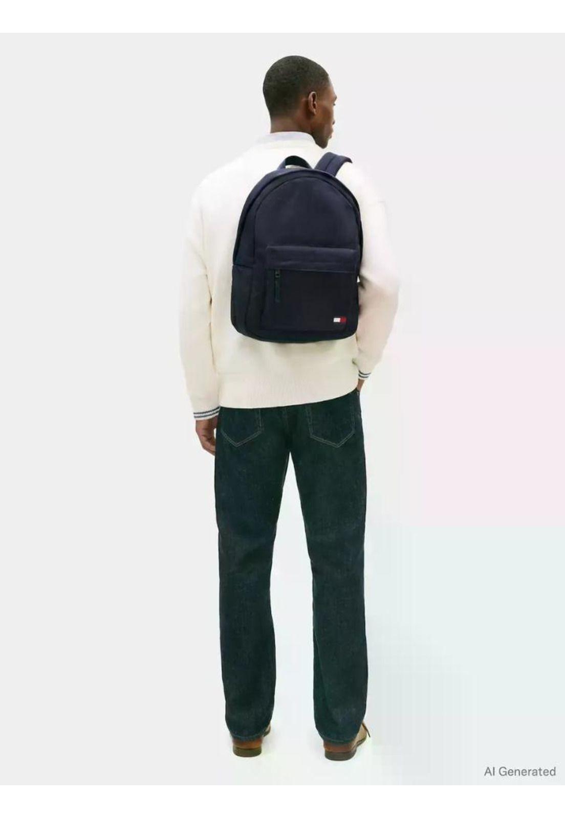 Mochila Urbana Tommy Hilfiger Azul Oscuro Liso-6