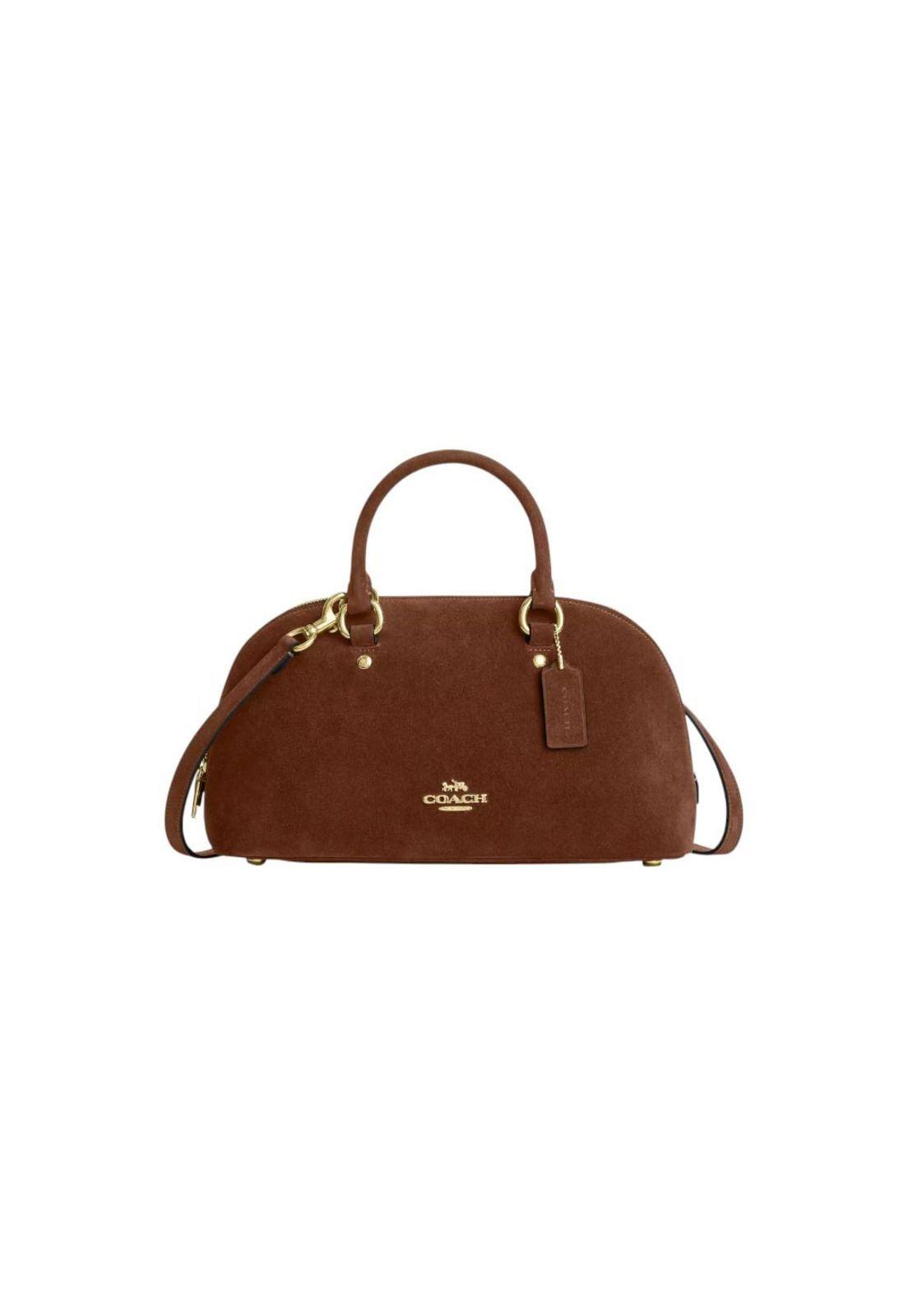 Cartera Coach modelo Lara - Crema-0