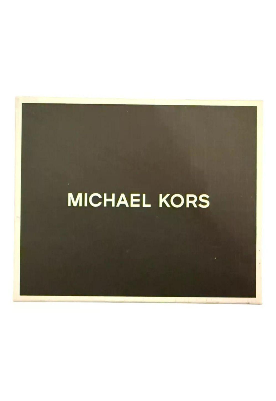 Billetera Negra De Hombre Michael Kors En Caja Negro Monograma Liso-2