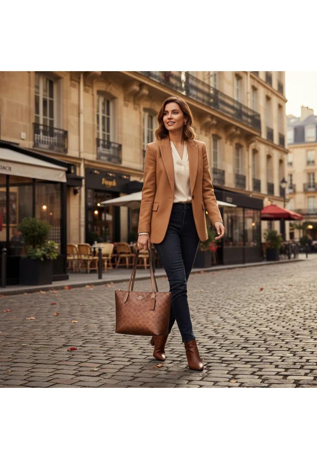 Cartera Tote Marca Coach Modelo Fiona-7
