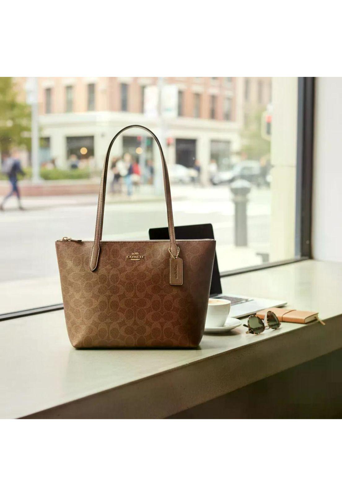 Cartera Tote Marca Coach Modelo Fiona-8