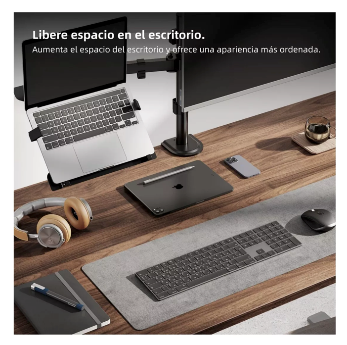 Soporte Monitor y Notebook Brazo Articulado Escritorio A017 Goforit-3