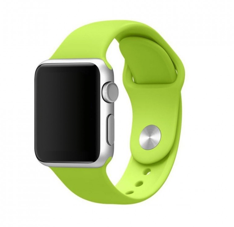 Correa Para Applewatch Silicona Deportiva Verde 42 /44 /45mm-0