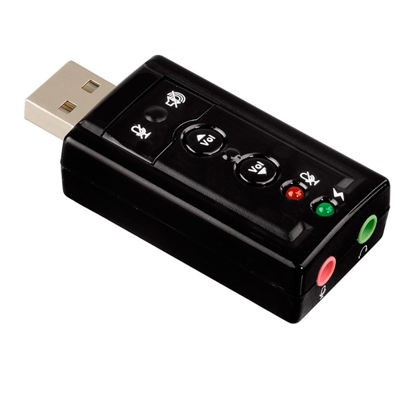 Tarjeta de Sonido Externa USB 2.0 Utek-0
